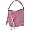 Camomilla Milano Borsa a Secchiello Donna, con Tracolla, Similpelle, Collezione Ice Lolly, Colore Rosa
