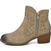 IF Fashion Stivali Stivaletti da Donna Traforati Con Cerniera Primaverili Estivi Pelle Sintetica GR-6655