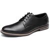 Bruno Marc Scarpe Eleganti Uomo Oxford Derby Allacciate,Nero,47