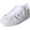 adidas Superstar, Sneakers Unisex - Bambini e ragazzi, White Ftwr White Ftwr White Ftwr White, 30 EU
