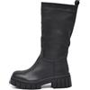 IF Fashion Stivali Biker Motociclista Da Donna Doppia Cerniera Zip Platform Carrarmato 6630