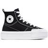 Converse Scarpe Chuck Taylor all Star Cruise Hi Taglia 37 Codice A10724C Nero