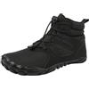 Generico Scarpe Barefoot Invernali Donna Uomo Antiscivolo Stivali Neve Caldo Scarponcini Impermeabili Scarpe a Piedi Nudi da Trekking