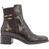 Nero Giardini I513841D Stivaletti Donna in Pelle E Tessuto - Testa di Moro 40 EU