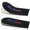 Dr Foot Dr. Foot's - Inserti ortopedici regolabili per sollevare il tallone, soletta per aumentare l'altezza per differenze di lunghezza delle gambe, speroni calcaneari, dolore al tallone, lesioni sportive e