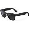 Meta Ray-Ban RAY-BAN META RW 4008 WAYFARER Occhiali da sole unisex colore nero opaco/grigio sfumato 53/22/155, Nero opaco/grigio sfumato, 53/22/155