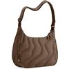 tomtoc 9L Borsa Donna Puffer Sling Crossbody, Nylon Trapuntata Borsa a Tracolla Donna a Mezzaluna Elegante per iPad 11 Air Pro e Nintendo Switch 2, Borsa Hobo Viaggio con Tasche Interne Organizzate