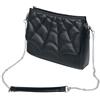 Banned Alternative Mabris Shoulder Bag Donna Borsetta nero/argento 100% poliuretano
