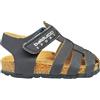 Balducci SPORT Sandalo Scarpa primo passo. Platare anatomico in pelle e sughero naturale. Numeri dal 20 al 26 (Blu, Sistema Taglie Calzature EU, Bimbo (0-5 anni), Numero, Media, 23)