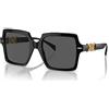 Versace Occhiali da Sole VE 4441 Black/Grey 55/20/140 donna