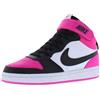 Nike HV0933-100 Court Borough Mid 2 BG Uomo, White/Black-Fierce Pink EU 38.5