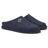 LE TIROLESI - Pantofola Sestriere in lana REWOOLY® con stella alpina, sottopiede estraibile e fondo in feltro - Made in Italy