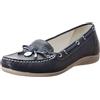 Geox D Yuki A D3255A00043C4002, Scarpe da Barca Donna, Blu (Blau (Navy C4002)), 35