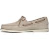 Sebago Docksides - Portland Flesh Out in pelle scamosciata, da uomo, colore: tortora, grigio, 44 EU