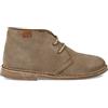 PAYMA - Stivali Stivaletti Safari Deserto in Pelle per Uomo e Donna. Fatto in Spagna. Scarpa Chukka in Crosta di Pelle Sport. Chiusura con Lacci. Suola in Gomma. Colore: Tortora, Taglia: EU 37