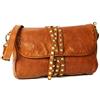 ALMADIH Borsa in pelle di vaccetta donna MINI MAY marrone Bandoliera a mano Borsetta a tracolla tracollina monospalla Shopping Porta documenti da lavoro satchel tote grande capacita