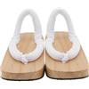 Levemolo Sandali Donna Estivi in Legno Suola in Gomma, Comodi e Skin-friendly per Festa Estiva Design Semplice e Stile Giapponese