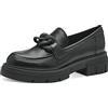 MARCO TOZZI mocassini da donna vegani senza tacco con plateau color nero (black) 36 EU