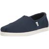 TOMS Alp FWD, Mocassino Basso Uomo, Navy Recycled Cotton Canvas, 43 EU