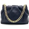 Superflybags Donna Borsa a Mano in vera Pelle con Tracolla in Catena Modello RACHEL 30x20x12 Made in Italy