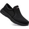 LARNMERN Scarpe Antinfortunistica Cuoco Chef Uomo,Nero,42 EU