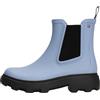 Tommy Hilfiger Donna Stivali in Gomma Rubber Rainboot con Tacco Quadrato, Blu (Brisk Blue), 39