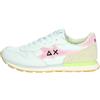 SUN68 Sneaker Girl's Big Stargirl Sponge Logo Bianco/Rosa ZS25SU11 Z35415T