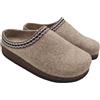 Primo Calzature Le Viennesi Pantofole Donna Invernali, Ciabatte in Lana Cotta per Casa, Artigianato Sostenibile Made in Italy