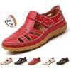 MAOAEAD Mary Jane Scarpe da donna in vera pelle sandali da pescatore estate comfort chiuso punta ortopedica sandali casual lavoro ufficio infermieristica scarpe