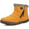 Eagsouni Stivali Barefoot da Neve Invernali Uomo Donna, Giallo, 45 EU