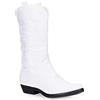 Toocool - Stivali Donna Texani Cowboy Western camperos Scarpe Inverno 2C8X9003 [41,Q8X5732-2 Bianco]