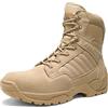 NORTIV 8 Stivali da Lavoro Tattici Militari da Uomo Escursionismo Pelle Stivali da Combattimento,Size 44.5,Sabbia,Desert
