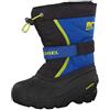 Sorel Flurry Boot, Stivali Invernali, Unisex - Bambini e ragazzi, Black/Super Blue 2023, 28 EU