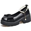 Ulalaza Piattaforma delle Donne Mary Janes Scarpe Sweet Toe Ankle Lolita Gothic Platform Dress Décolleté Scarpe Chunky Platform Shoes Scarpe Eleganti in Pelle Verniciata