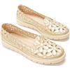 GLAMORA Ballerine Donna Traforate Comode Suola Spessa Ammortizzata Scarpe Pizzo Floreale Leggere Flessibili Antiscivolo Traspiranti Piatte Comfort Morbide Ballerine Estive Scarpe Comode