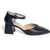 Melluso V308 Nero Scarpe Donna Sandalo décolleté Tacco Alto Punta Cinturino 41