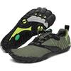 SAGUARO Uomo Donna Scarpe Barefoot Scarpe da Immersione Donna Traspirante Minimaliste Scarpe da Scoglio Trail Running Scarpe e Antiscivolo Sport Acquatico Verde 43 EU