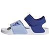 adidas Unisex - Bambini Adilette Sandals, Lucid Blue/Blue Dawn/Bright Red, 32 EU