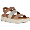 Geox D XAND 2.1S B Slide Sandal, Nude, 39 EU, beige, 39 EU