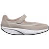 MBT BARIDI 2 Ballerine da donna. Scarpe da passeggio anatomiche e comode. Calzature fisiologiche comfort e stabilità con suola curva. Ballerine casual con chiusura aderente. Colore grigio