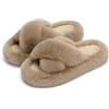 Chantomoo Pantofole da Donna in Memory Foam, per Camera da Letto, in Peluche, Comode, Foderate in Finta Pelliccia, Suola Antiscivolo, Pantofole Regalo alla Moda