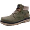 LEOSS ORIGINAL Uomo Stivaletti Comode Outdoor Scarpe Casual Sportive Scarpe Ginnastica Respirabile Casual Outdoor Scarpe Stringate Scarpe MU9553-6 (GREN,43)