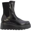 Nero Giardini I514901D Stivaletti Donna in Pelle E Tessuto - Nero 36 EU