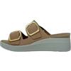 GRÜNLAND il benessere è naturale GRUNLAND DIDA CE0461 Taupe Beige Ciabatte Donna Plantare Estraibile Fibbie Pelle 40
