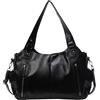 THINCAN Grande Donna Borsa A Tracolla Con Cerniera Moda Crossbody Slouchy Borse Top Per Lavoro E Viaggi Elegante Donne Portafoglio, Nero