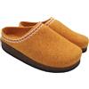 Primo Calzature Le Viennesi Pantofole Donna Invernali, Ciabatte in Lana Cotta per Casa, Artigianato Sostenibile Made in Italy