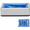 Esncddym Macchina Copriscarpe, Distributore Automatico Di Copriscarpe Con Stoccaggio, Perfetto Per Fabbriche E Supermercati, Dispenser Copriscarpe Automatico, Macchina Per Coprire Scarpe Automatica