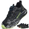 ISOOUS Scarpe Antinfortunistiche Uomo Donna S3S Impermeabili ESD Nero Verde 41