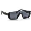 HPIRME Occhiali da sole a mezza montatura Uomo Donna Shades UV400 Occhiali vintage, 6, taglia unica