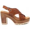 REFRESH - Sandali Donna Camel - Scarpe comode e versatili - Moda casual - Modello 17278001 (Misurare 40)